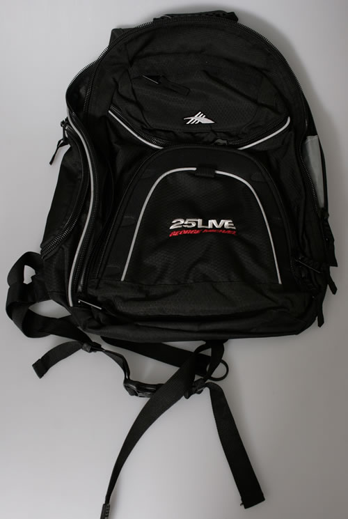 George Michael 25 Live Backback memorabilia US GEOMMLI547461