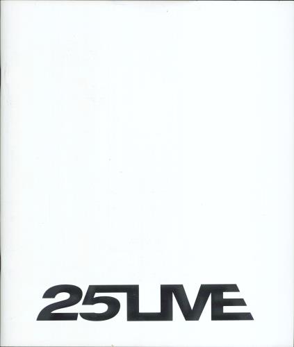 George Michael 25Live Tour Programme - Final Leg tour programme UK GEOTRLI452378