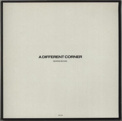 George Michael A Different Corner - Gatefold 12" vinyl single (12 inch record / Maxi-single) UK GEO12AD07333