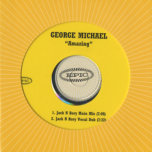 George Michael Amazing CD-R acetate US GEOCRAM473753