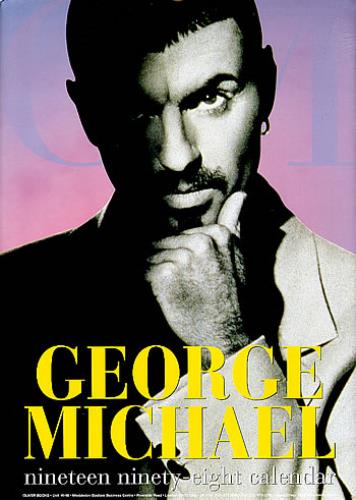 George Michael Calendar 1998 - Oliver Books calendar UK GEOCACA92520