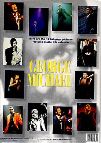 George Michael Calendar 1998 - Oliver Books calendar UK GEOCACA92520