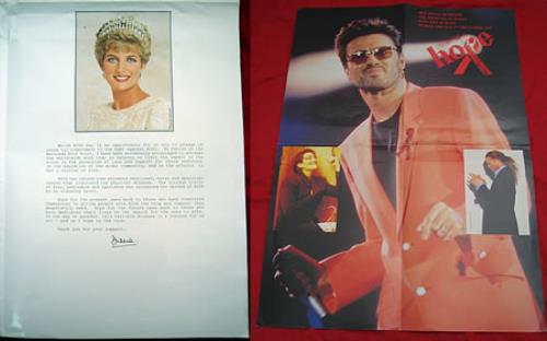 George Michael Concert Of Hope tour programme UK GEOTRCO370263