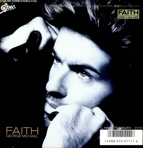 George Michael Faith 7" vinyl single (7 inch record / 45) Japanese GEO07FA13503