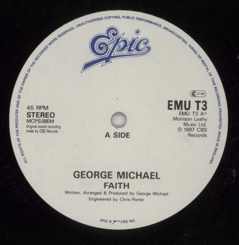 George Michael Faith 12" vinyl single (12 inch record / Maxi-single) UK GEO12FA17814