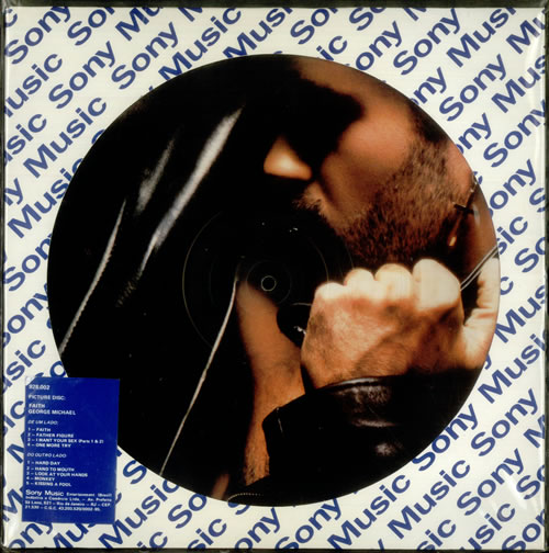George Michael Faith picture disc LP (vinyl picture disc album) Brazilian GEOPDFA47427