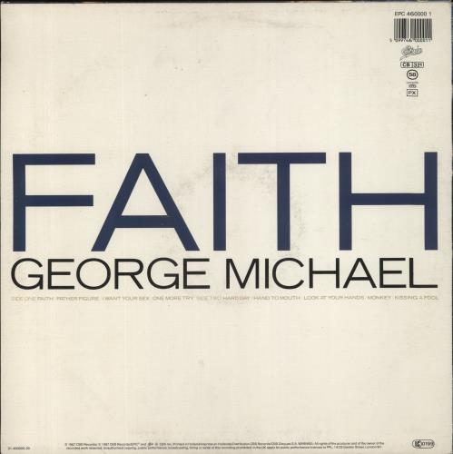 George Michael Faith vinyl LP album (LP record) Dutch GEOLPFA680598