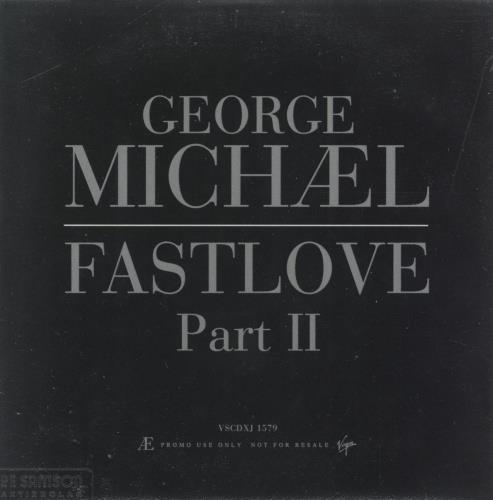 George Michael Fastlove Part II CD single (CD5 / 5") UK GEOC5FA72140