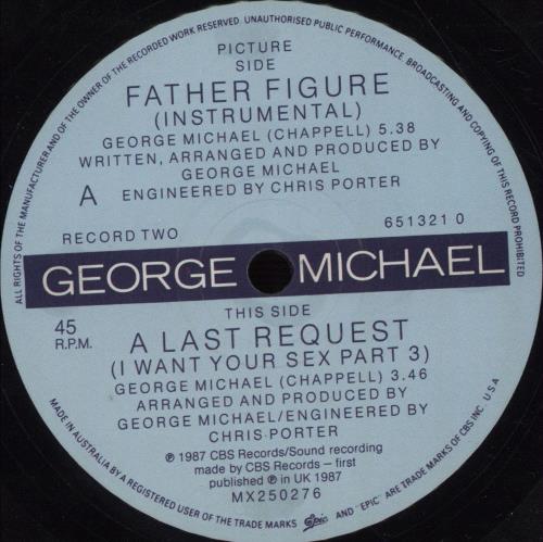 George Michael Father Figure - Double Pack 7" vinyl single (7 inch record / 45) Australian GEO07FA06542