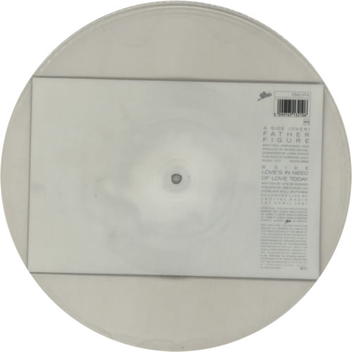 George Michael Father Figure uncut picture disc (vinyl) UK GEOUNFA174619