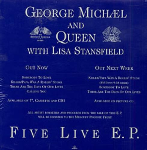 George Michael Five Live display UK GEODIFI219598