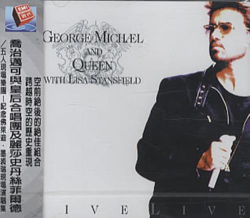 George Michael Five Live CD single (CD5 / 5") Taiwanese GEOC5FI318245