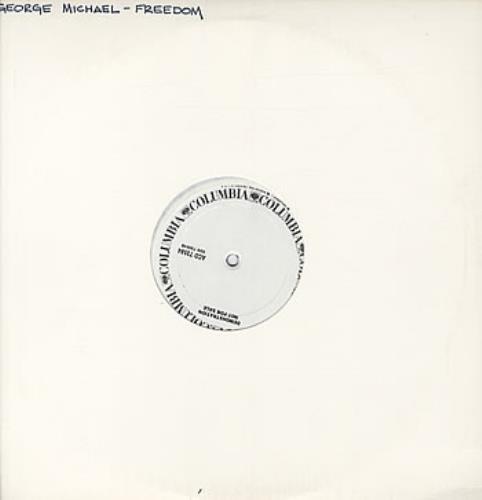 George Michael Freedom - test pressing 12" vinyl single (12 inch record / Maxi-single) US GEO12FR219400