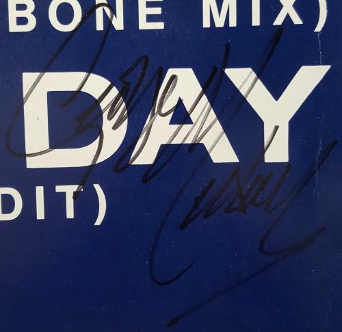 George Michael Hard Day - Autographed 12" vinyl single (12 inch record / Maxi-single) Australian GEO12HA671400