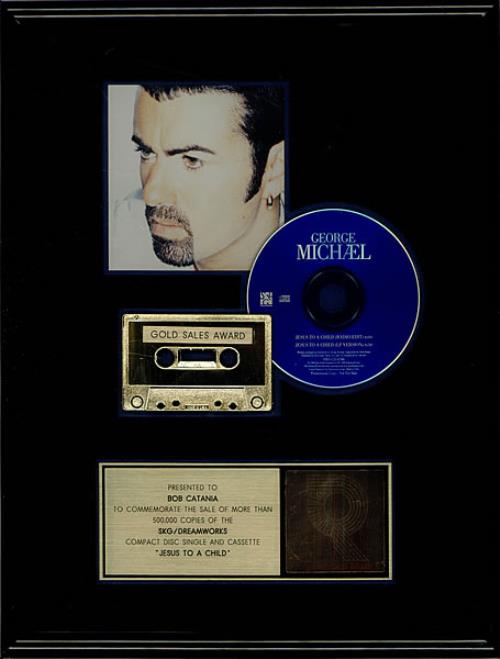George Michael Jesus To A Child award disc US GEOAWJE499559