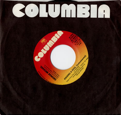 George Michael Kissing A Fool 7" vinyl single (7 inch record / 45) Canadian GEO07KI560739