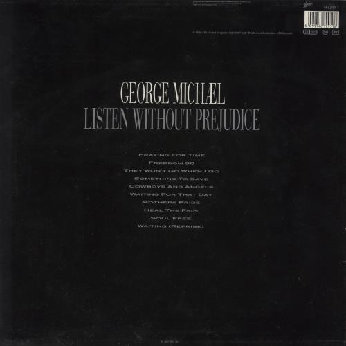 George Michael Listen Without Prejudice - Double Stickered - EX vinyl LP album (LP record) UK GEOLPLI776387