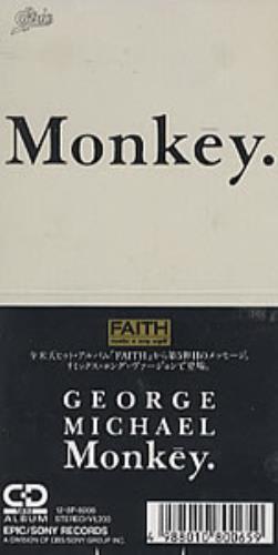 George Michael Monkey 3" CD single (CD3) Japanese GEOC3MO109105