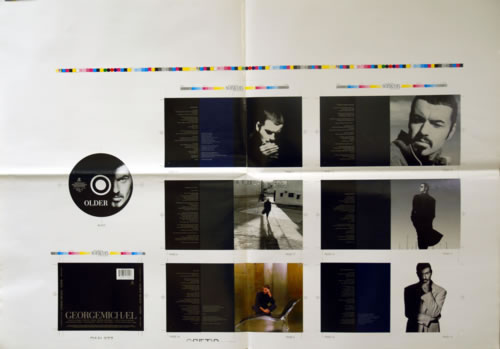 George Michael Older - Artwork for Compact Disc artwork UK GEOAROL109928