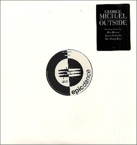 George Michael Outside 12" vinyl single (12 inch record / Maxi-single) US GEO12OU127542