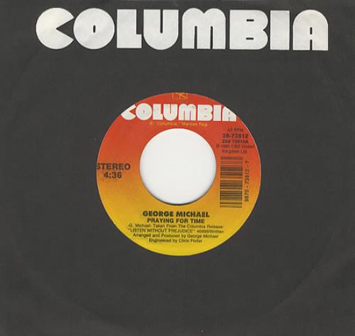 George Michael Praying For Time 7" vinyl single (7 inch record / 45) US GEO07PR208632