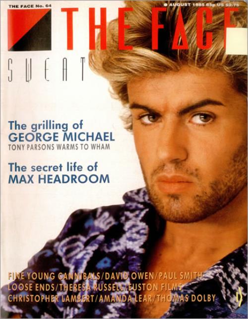 George Michael The Face magazine US GEOMATH435847