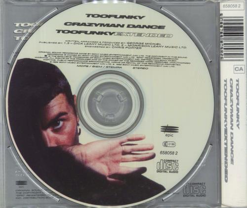 George Michael Too Funky - Japanese Stickered CD single (CD5 / 5") UK GEOC5TO428807
