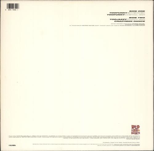 George Michael Too Funky 12" vinyl single (12 inch record / Maxi-single) US GEO12TO726596