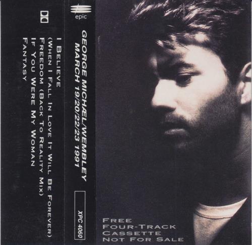 George Michael Wembley cassette single UK GEOCSWE02572