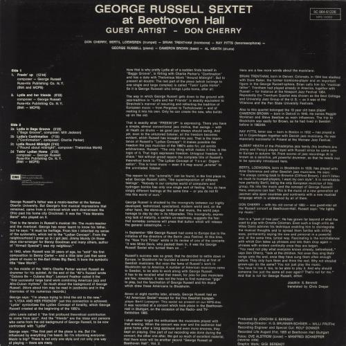 George Russell At Beethoven Hall vinyl LP album (LP record) Dutch 0GRLPAT626260