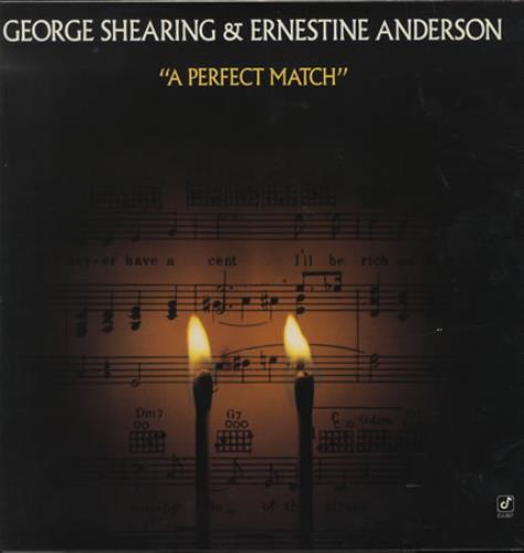 George Shearing A Perfect Match vinyl LP album (LP record) German GSGLPAP403114