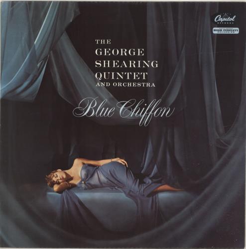 George Shearing Blue Chiffon vinyl LP album (LP record) UK GSGLPBL697170