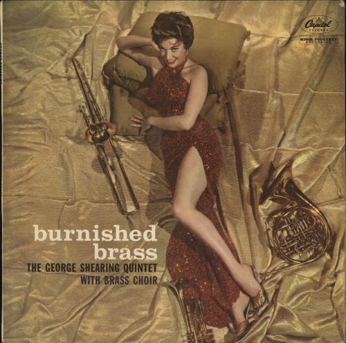 George Shearing Burnished Brass vinyl LP album (LP record) UK GSGLPBU719059
