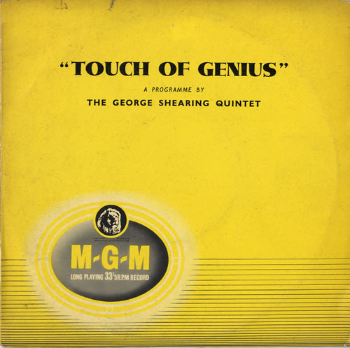 George Shearing Touch Of Genius 10" vinyl single (10 inch record) UK GSG10TO551827