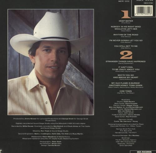 George Strait #7 vinyl LP album (LP record) UK GAILP720453