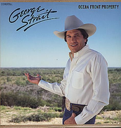 George Strait Ocean Front Property vinyl LP album (LP record) US GAILPOC352141