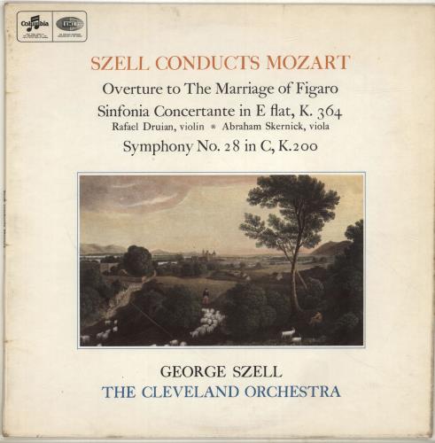 George Szell Szell conducts Mozart vinyl LP album (LP record) UK QMVLPSZ700497