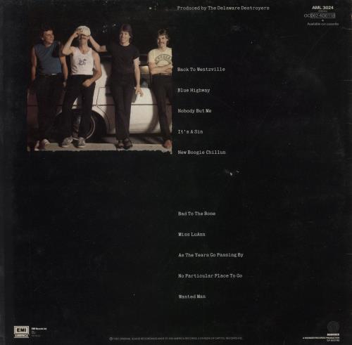 George Thorogood Bad To The Bone vinyl LP album (LP record) UK GTHLPBA562910