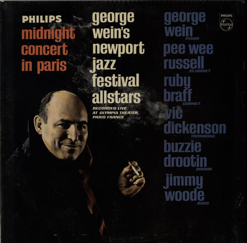 George Wein Midnight Concert In Paris vinyl LP album (LP record) UK GBFLPMI584796