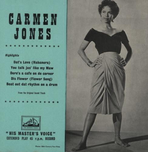 Georges Bizet Carmen Jones - Highlights 7" vinyl single (7 inch record / 45) UK BZT07CA854902