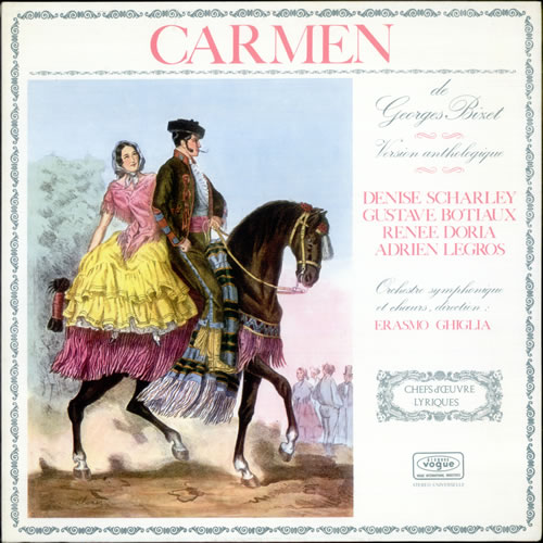Georges Bizet Carmen vinyl LP album (LP record) French BZTLPCA525704