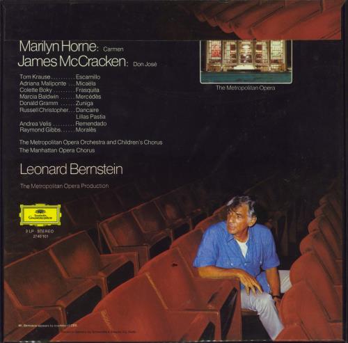 Georges Bizet Carmen 3-LP vinyl record set (Triple LP Album) UK BZT3LCA820442