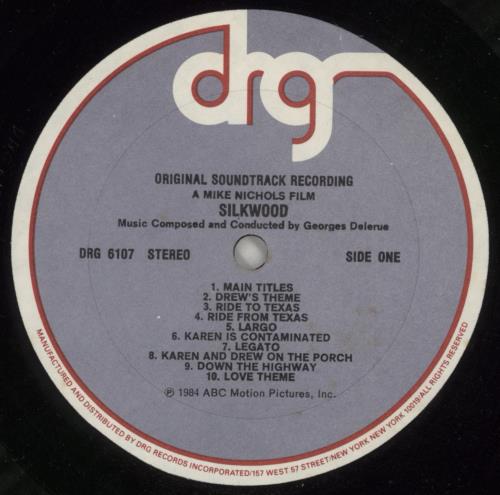 Georges Delerue Silkwood - Shrink + Import Sticker vinyl LP album (LP record) US GYVLPSI869387