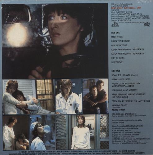 Georges Delerue Silkwood - Shrink + Import Sticker vinyl LP album (LP record) US GYVLPSI869387