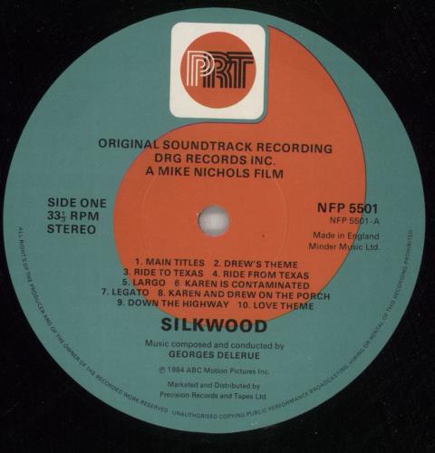 Georges Delerue Silkwood vinyl LP album (LP record) UK GYVLPSI637742