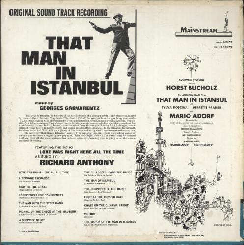 Georges Garvarentz That Man In Istanbul vinyl LP album (LP record) US GY7LPTH692945