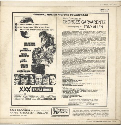 Georges Garvarentz Triple Cross vinyl LP album (LP record) UK GY7LPTR694098