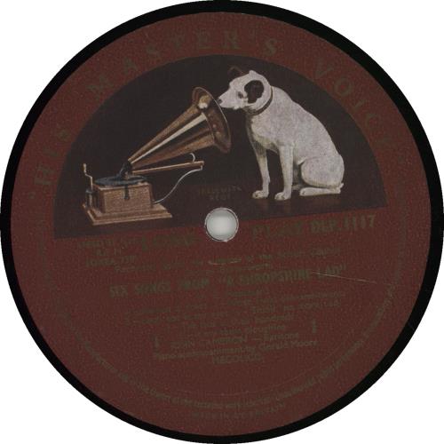 Butterworth A Shropshire Lad UK 10" vinyl single (10 inch record