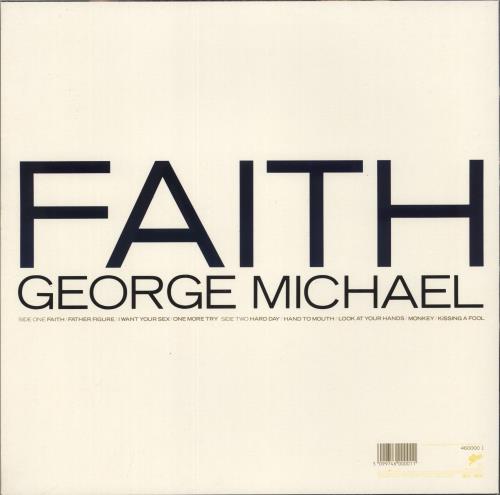 George Michael Faith UK vinyl LP album (LP record) (17842)