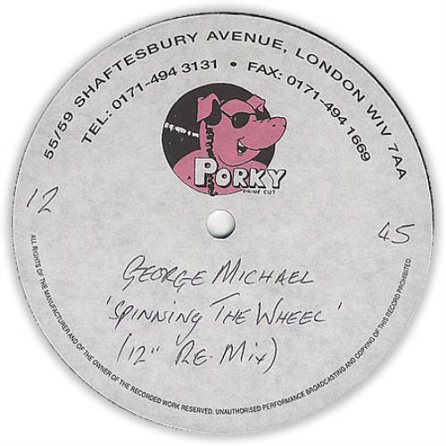 Michael Spinning The Wheel UK 12" vinyl single (12 inch record